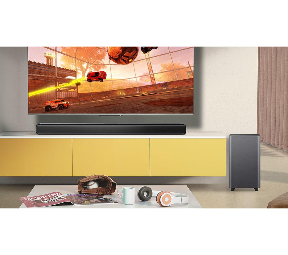 TCL S55HK 2.1 Wireless Compact Sound Bar with Dolby Atmos & DTS Virtual:X - Dark Titanium image number 17 of 23