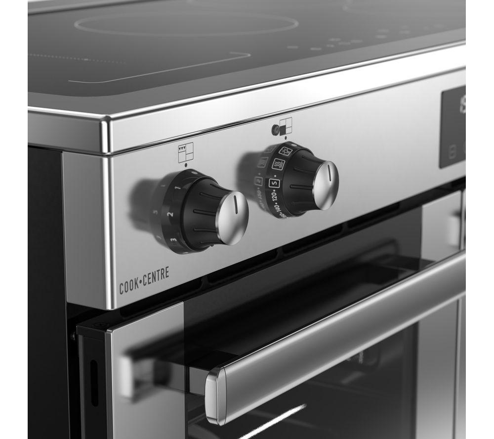 BELLING Cookcentre 100Ei Electric Induction Range Cooker - Stainless Steel & Chrome image number 4 of 19