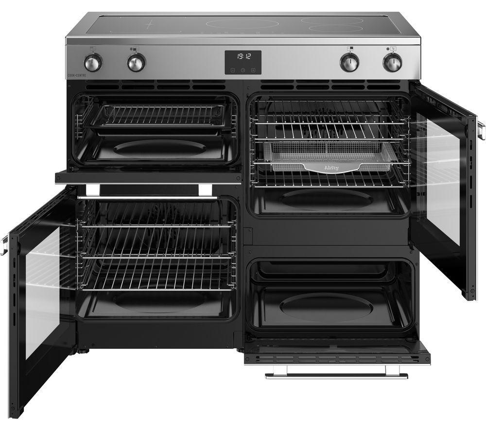 BELLING Cookcentre 100Ei Electric Induction Range Cooker - Stainless Steel & Chrome image number 7 of 19