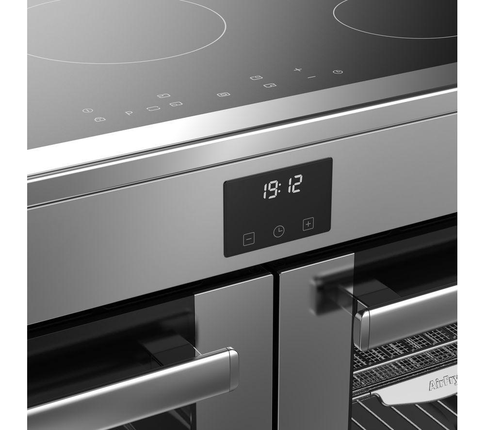 BELLING Cookcentre 100Ei Electric Induction Range Cooker - Stainless Steel & Chrome image number 8 of 19