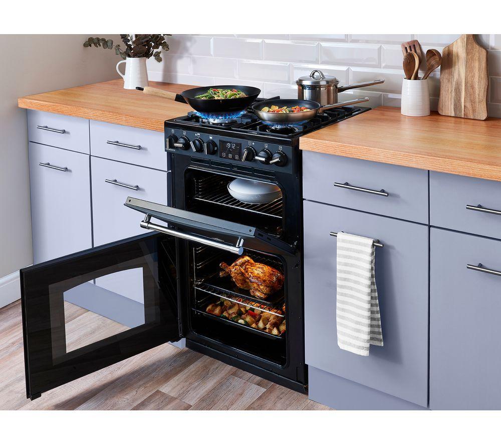 BELLING Farmhouse 60E Electric Ceramic Cooker - Black & Chrome image number 13 of 14
