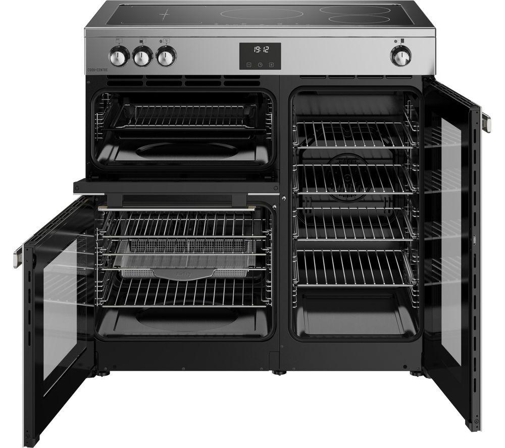 BELLING Cookcentre 90Ei Electric Induction Range Cooker - Stainless Steel image number 3 of 20