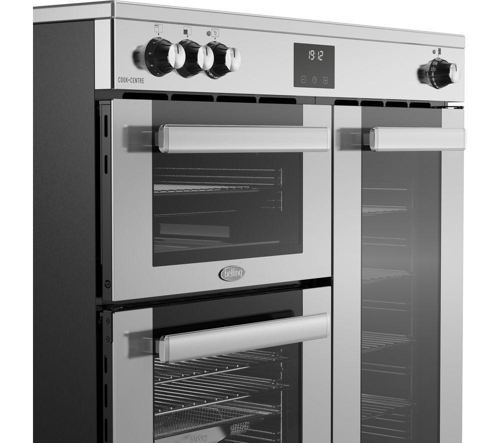 BELLING Cookcentre 90Ei Electric Induction Range Cooker - Stainless Steel image number 7 of 20