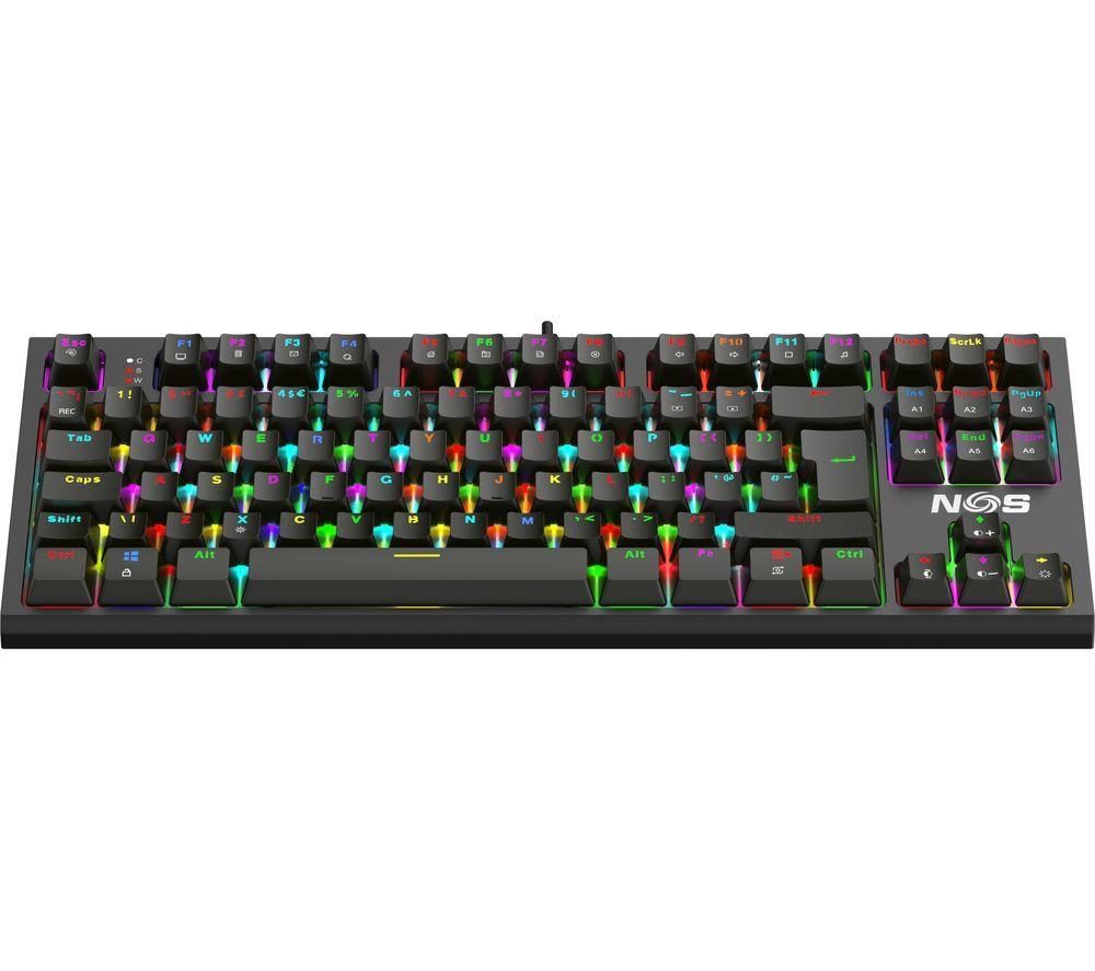 SMANOS C-350 Mini RGB Mechanical Gaming Keyboard - Black image number 2 of 3