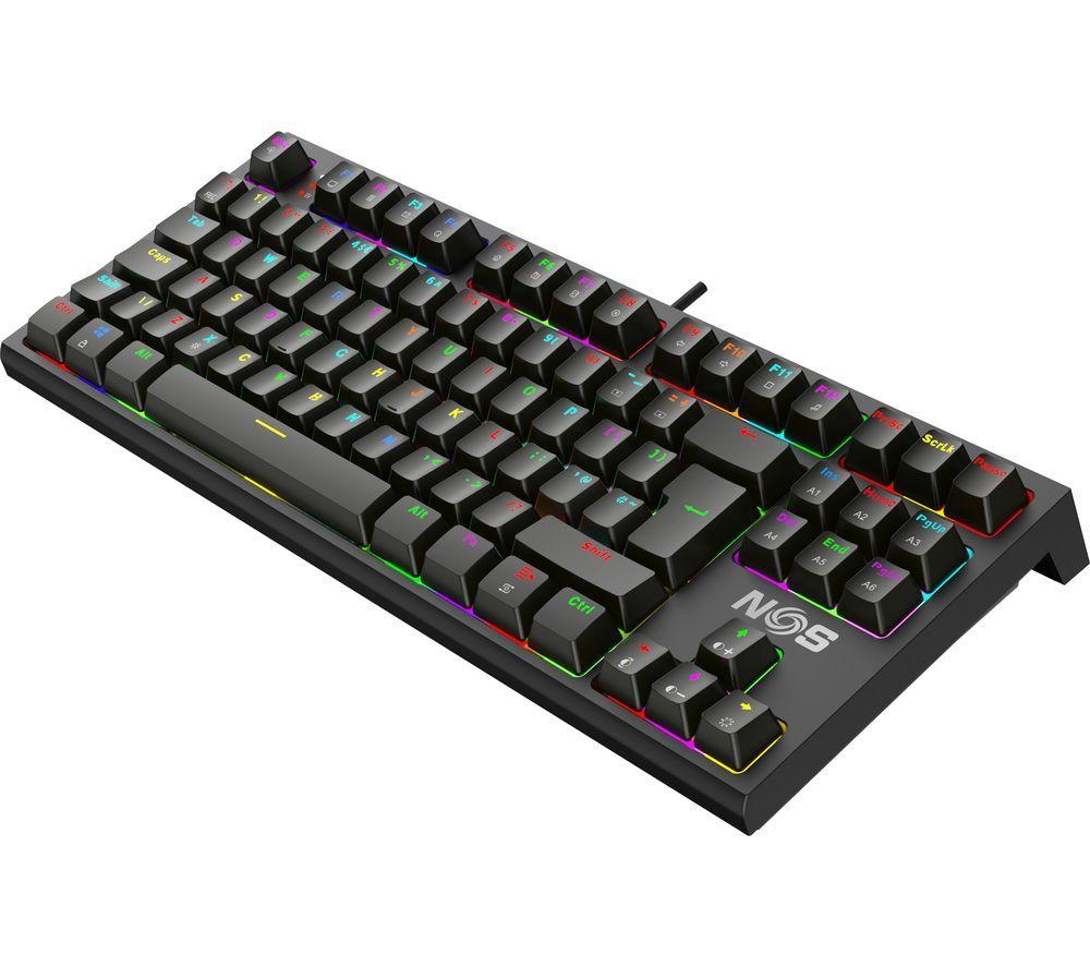SMANOS C-350 Mini RGB Mechanical Gaming Keyboard - Black image number 3 of 3