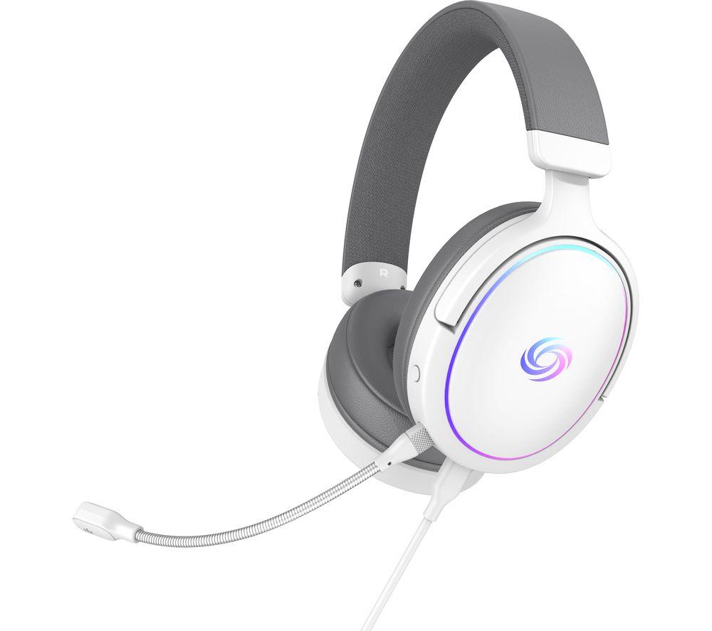 NOS H-550 RGB Gaming Headset - White image number 2 of 4