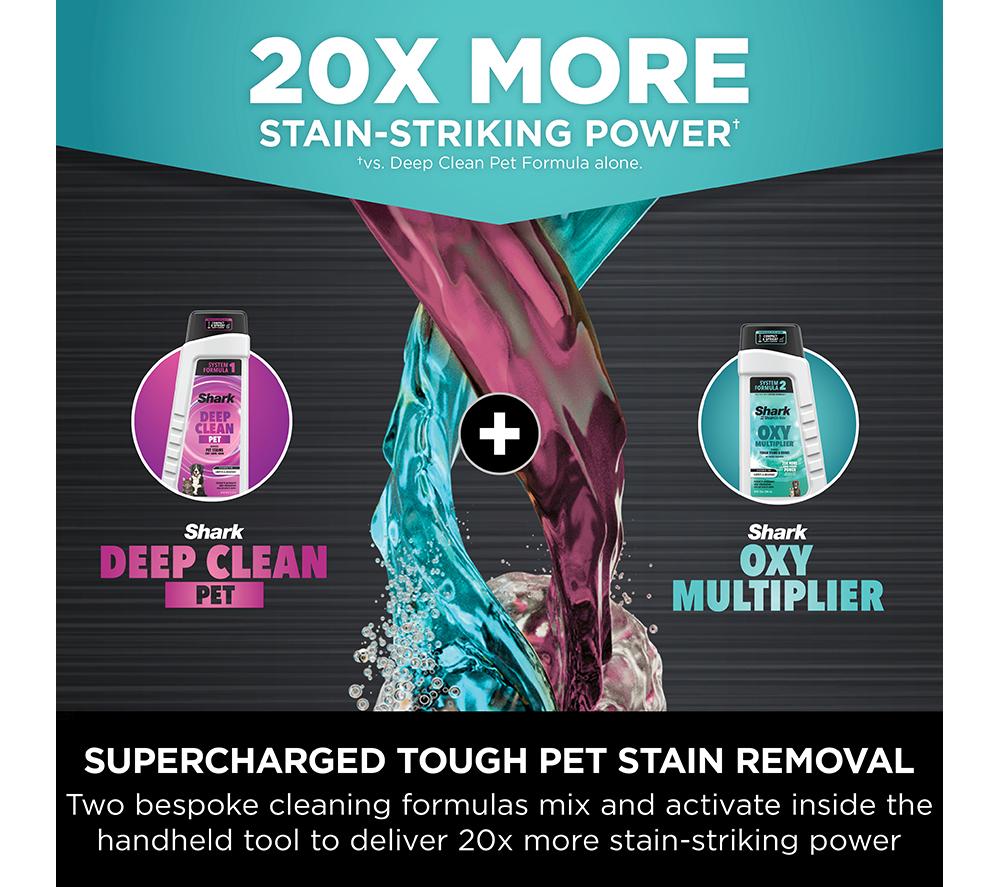 SHARK StainStriker HairPro PX250UKT Pet Carpet Cleaner - Dark Silver & Force Fuscia image number 2 of 10