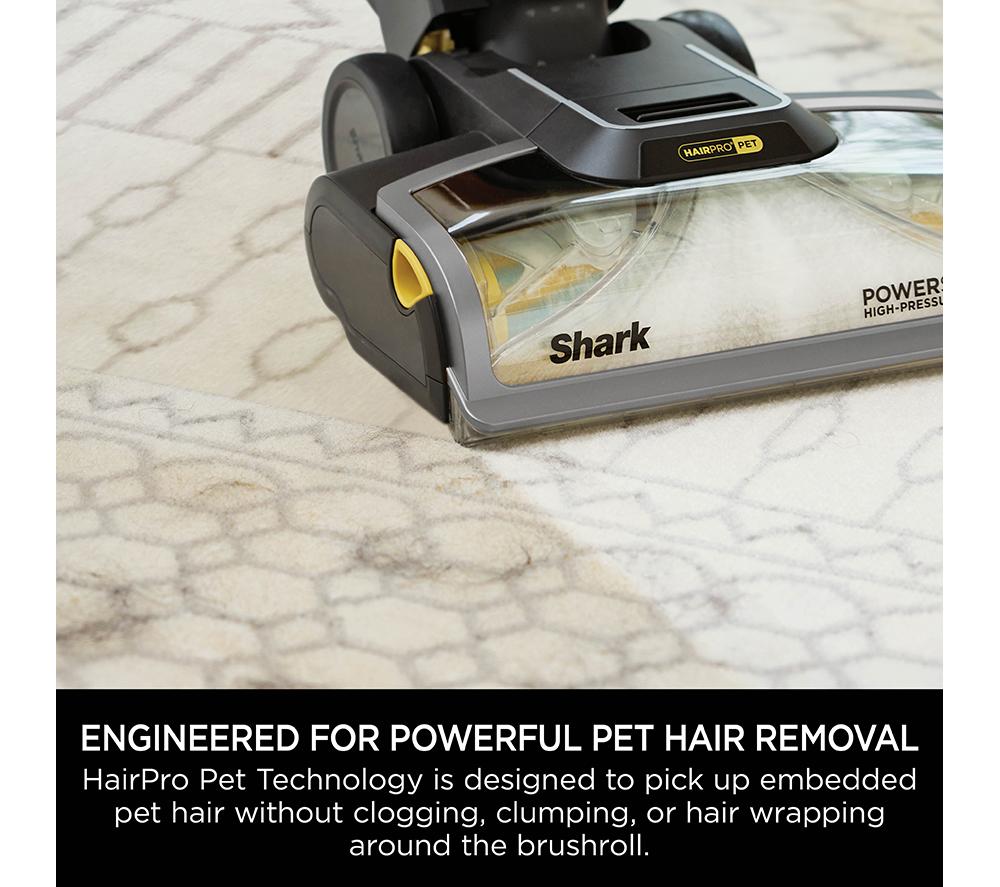 SHARK CarpetXpert HairPro Pet with StainStriker EX300UK Upright Carpet Cleaner - Silver & Fuchsia image number 4 of 9