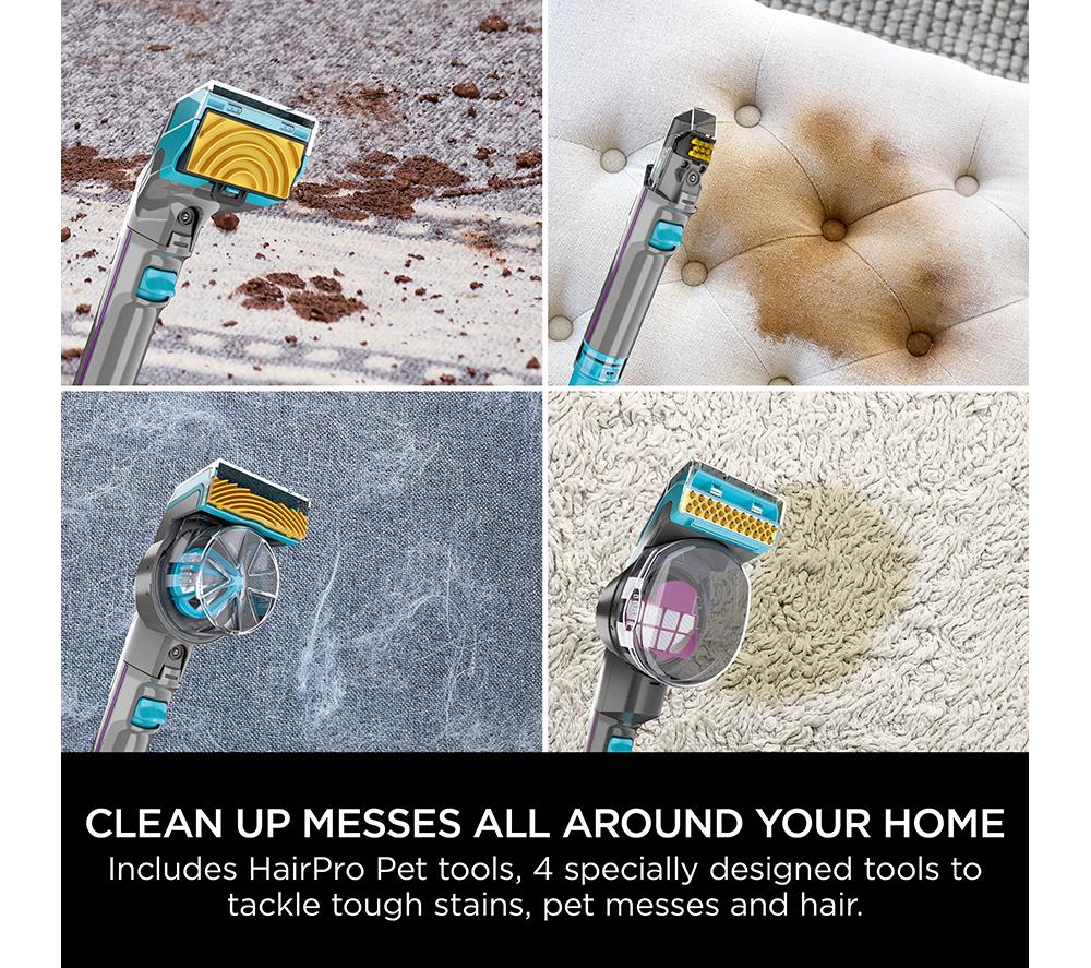 SHARK CarpetXpert HairPro Pet with StainStriker EX300UK Upright Carpet Cleaner - Silver & Fuchsia image number 7 of 9