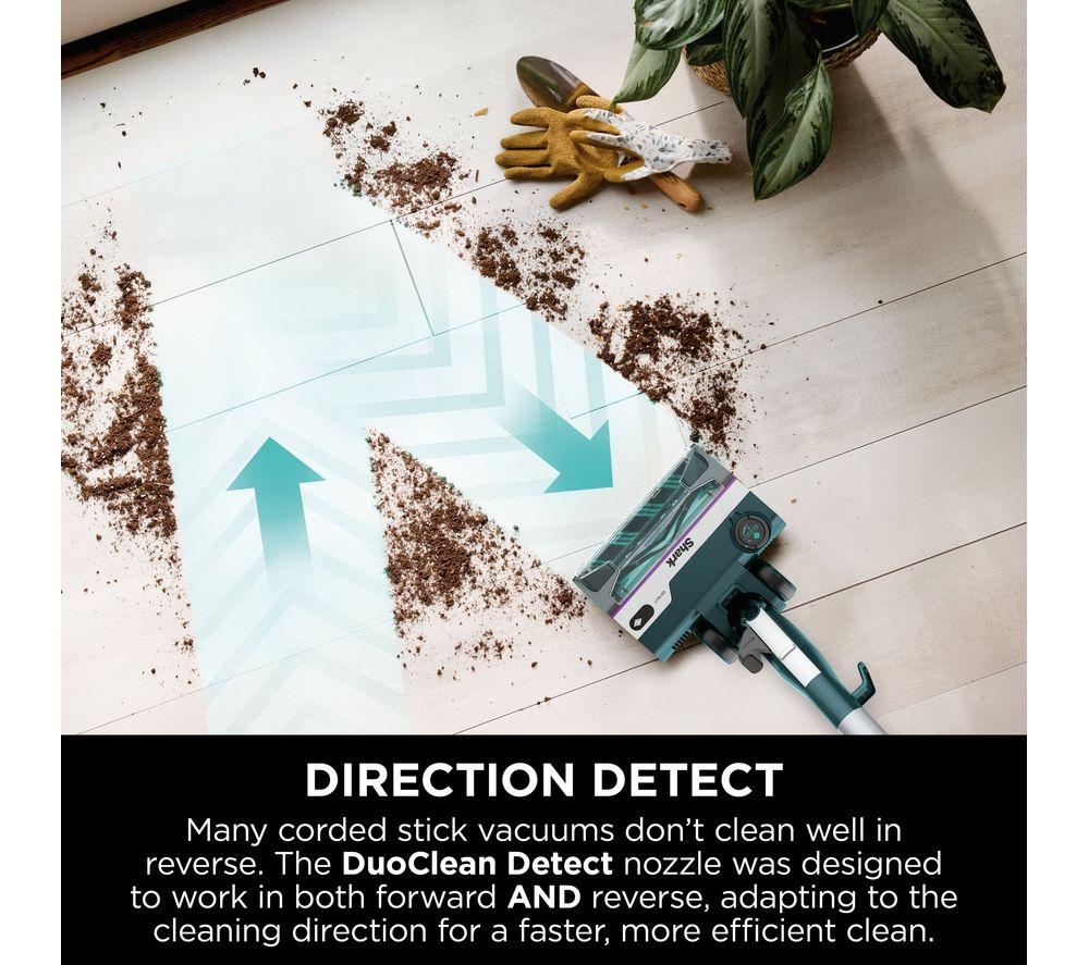 SHARK PowerDetect with DuoClean HZ4000UKT Upright Bagless Vacuum Cleaner - Black & Chrome image number 4 of 14