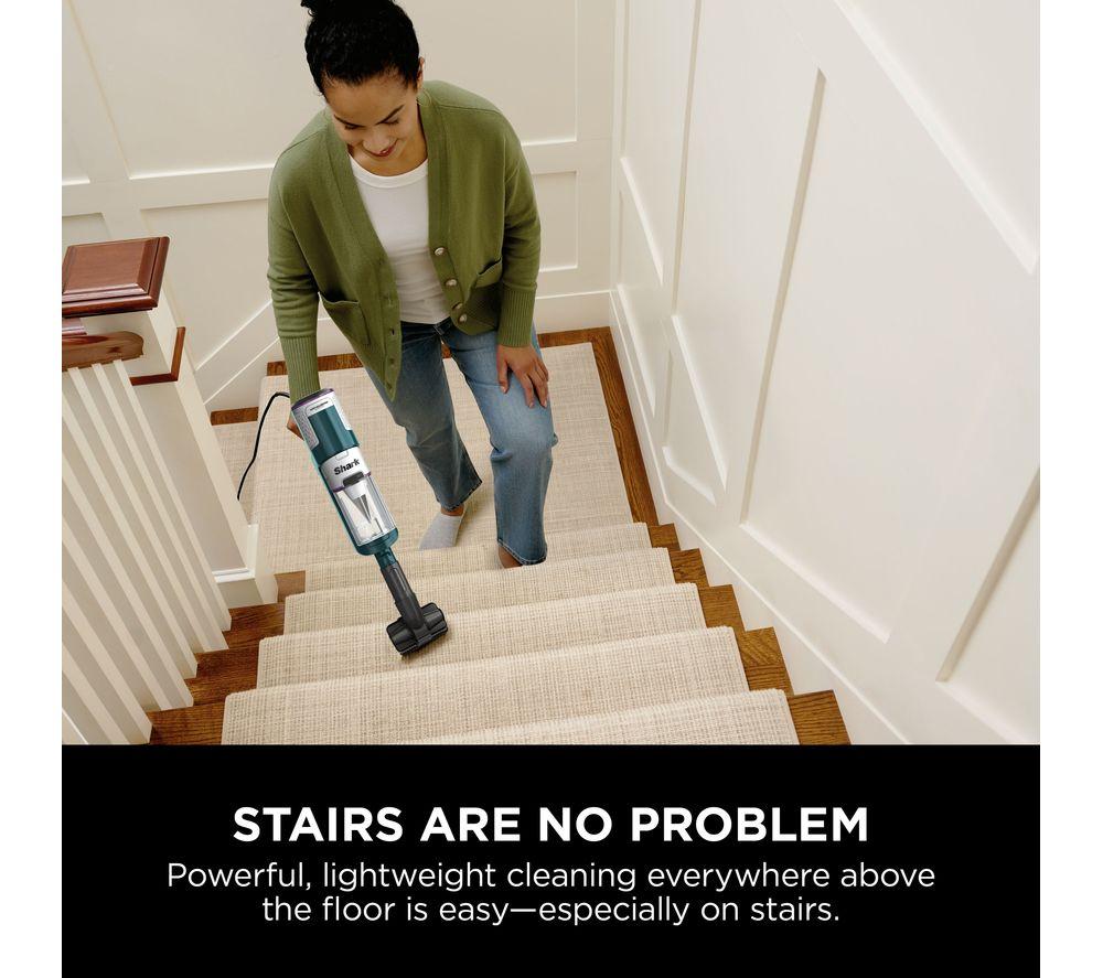 SHARK PowerDetect with DuoClean HZ4000UKT Upright Bagless Vacuum Cleaner - Black & Chrome image number 10 of 14