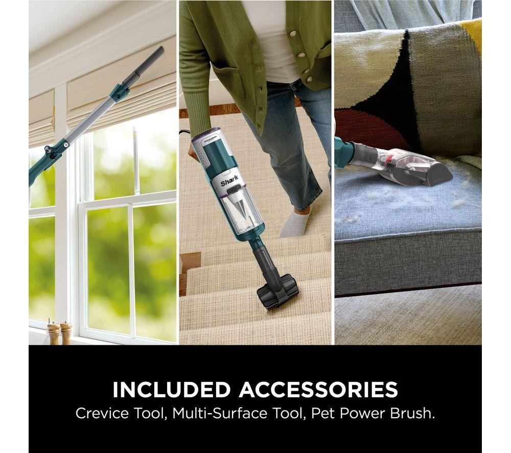 SHARK PowerDetect with DuoClean HZ4000UKT Upright Bagless Vacuum Cleaner - Black & Chrome image number 12 of 14