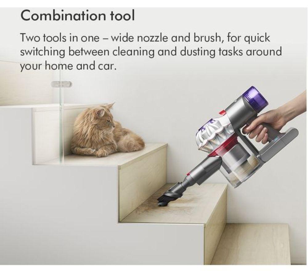 Buy DYSON V8 Advanced Cordless Vacuum Cleaner Silver Nickel Currys