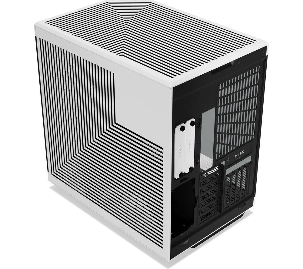 HYTE Y70 Touch Infinite E-ATX Mid-Tower PC Case - Black & White image number 2 of 4