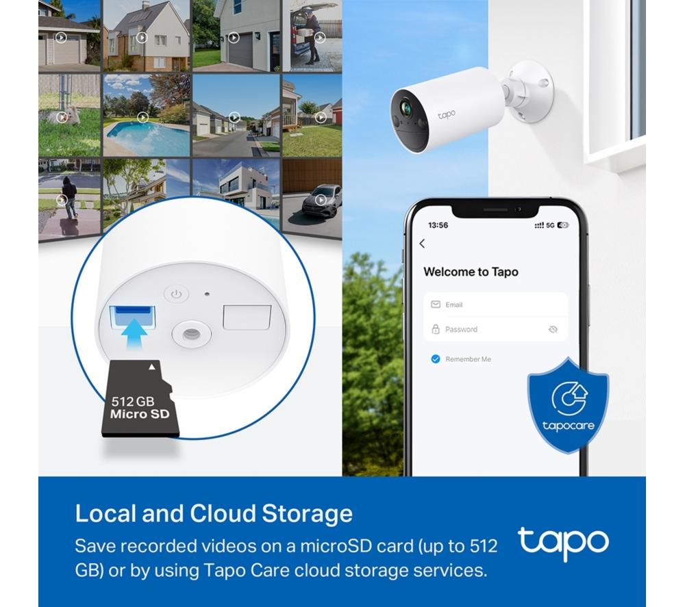 TP-LINK Tapo C410 Solar-powered 2K WiFi Security Camera Kit image number 9 of 10