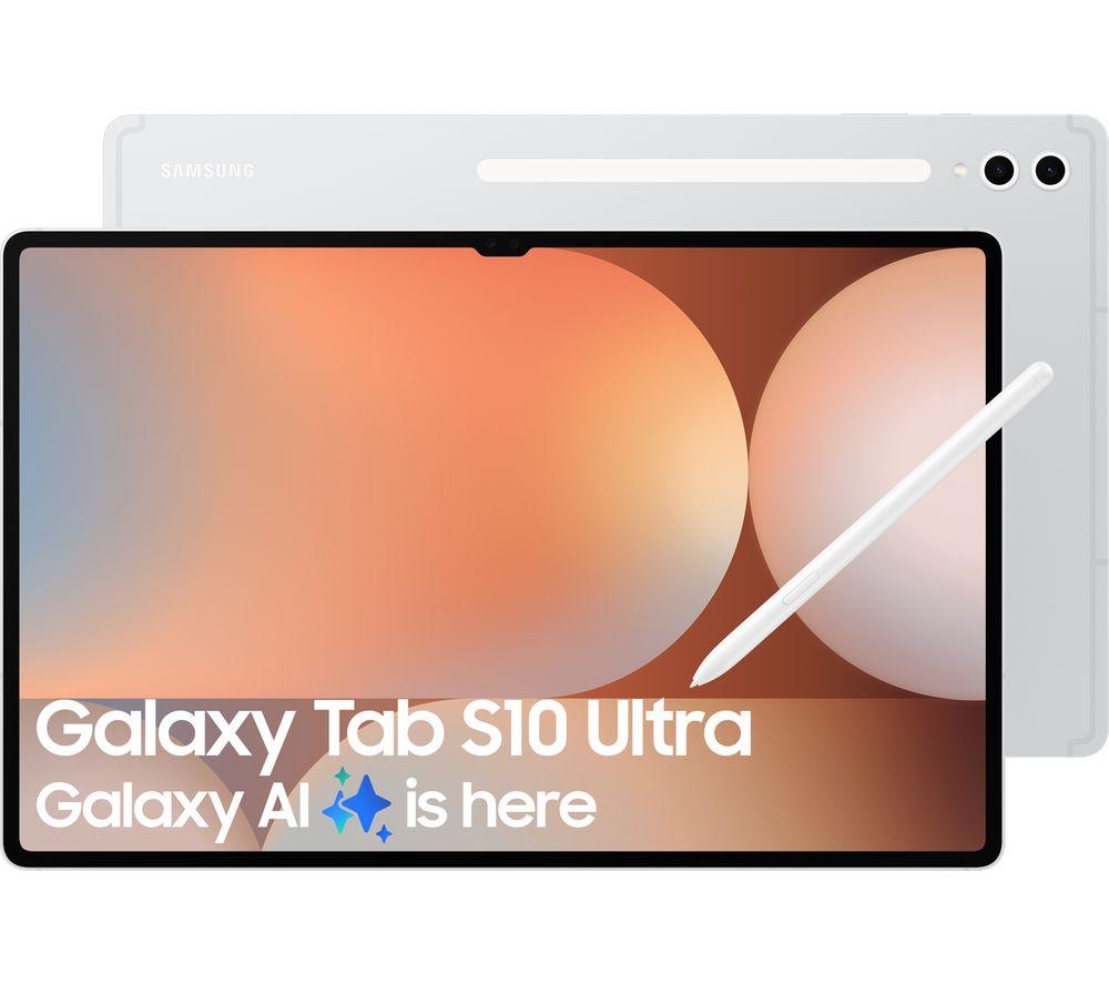 SAMSUNG Galaxy Tab S10 Ultra 14.6" Tablet - 256 GB, Platinum Silver