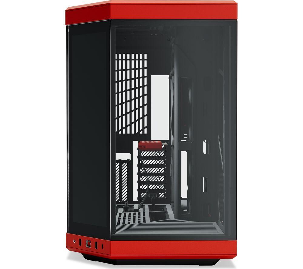HYTE Y70 Touch Infinite E-ATX Mid-Tower PC Case - Black Cherry image number 4 of 4