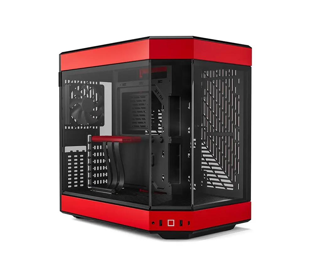 HYTE Y60 E-ATX Mid-Tower PC Case - Red