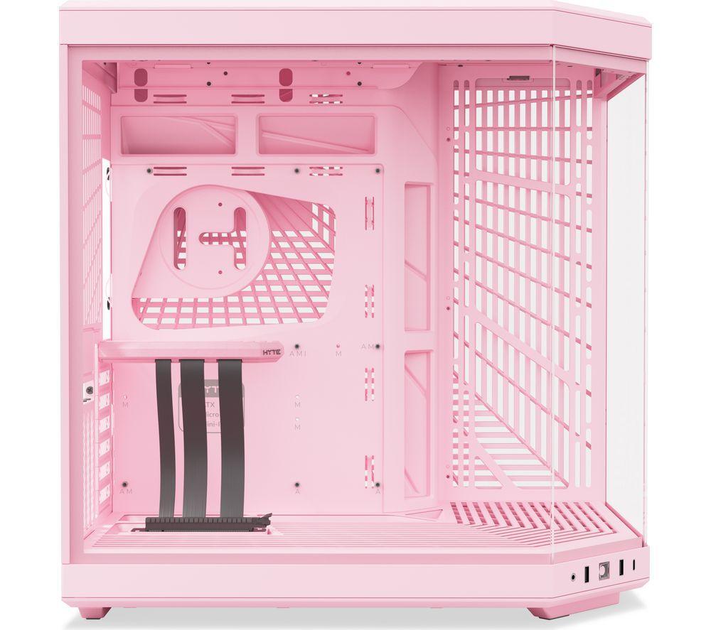 HYTE Y70 E-ATX Mid-Tower PC Case - Strawberry Milk image number 2 of 6