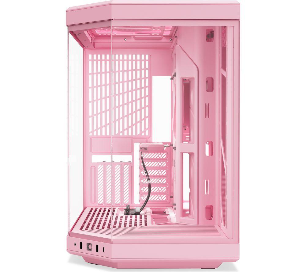 HYTE Y70 E-ATX Mid-Tower PC Case - Strawberry Milk image number 5 of 6