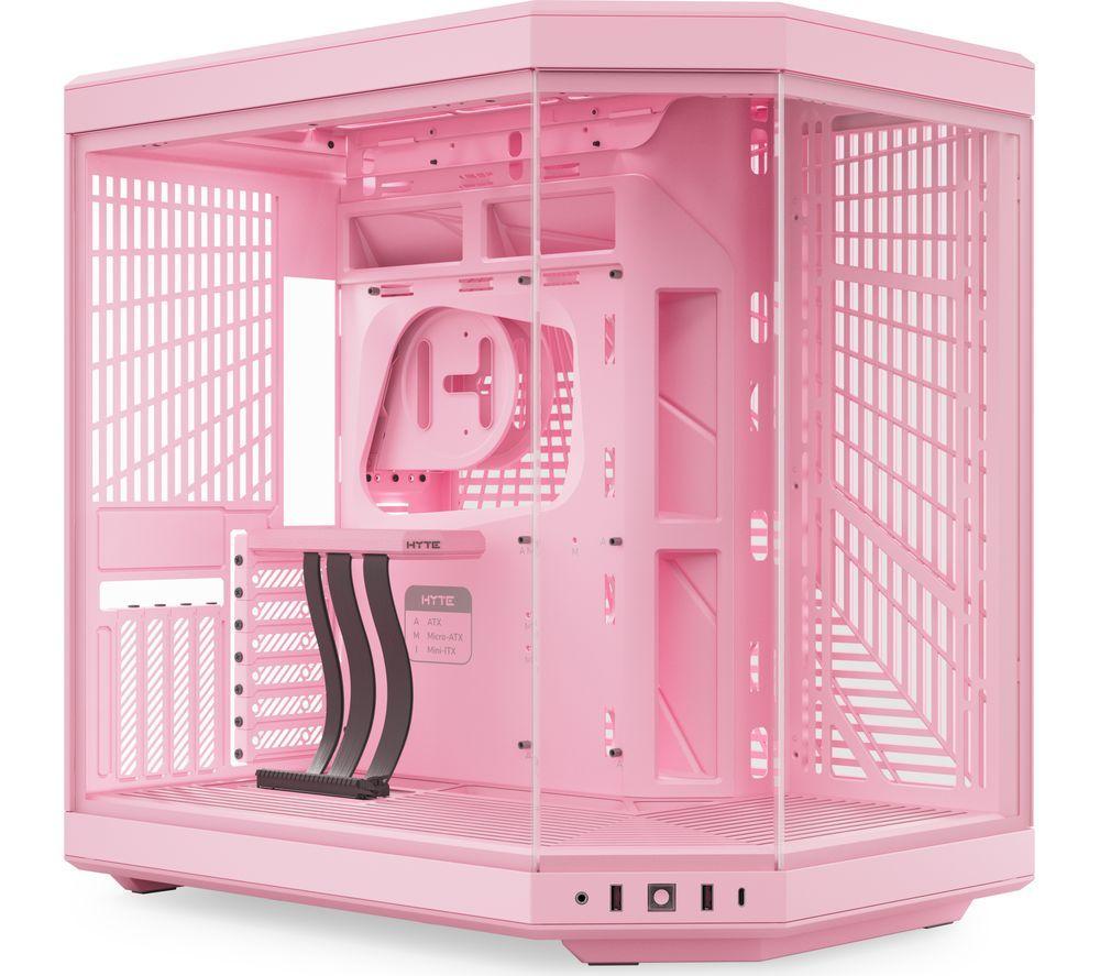 HYTE Y70 E-ATX Mid-Tower PC Case - Strawberry Milk image number 6 of 6