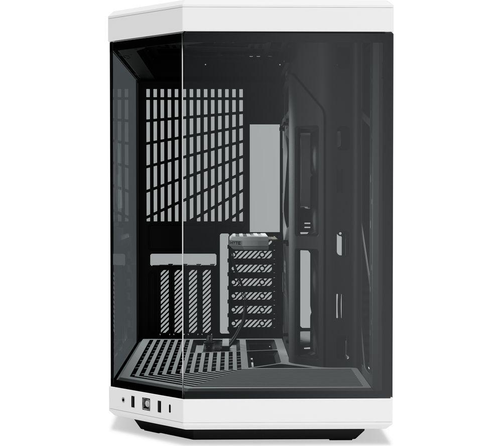 HYTE Y70 E-ATX Mid-Tower PC Case - Black & White image number 2 of 5