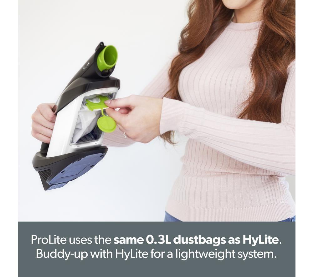 GTECH ProLite Handheld Vacuum Cleaner - Grey & Green image number 7 of 8