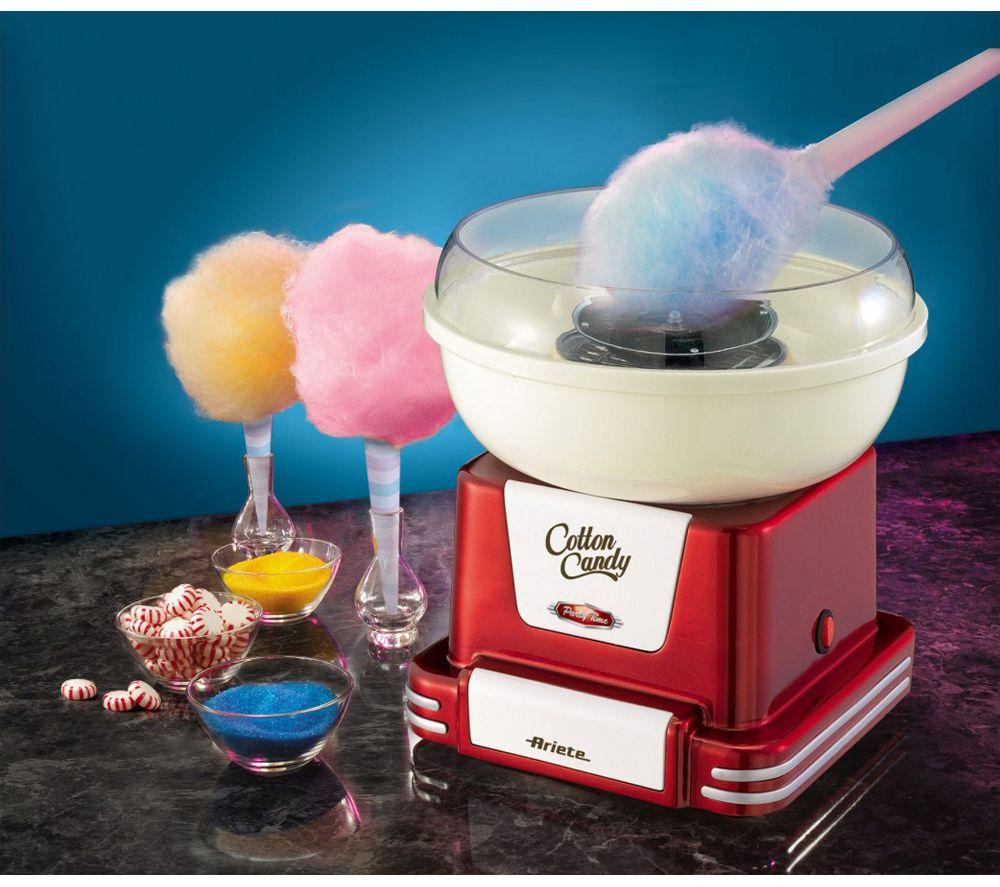 ARIETE Party Time ARPK43 Cotton Candy, Waffle & Popcorn Maker Set - Red image number 4 of 7