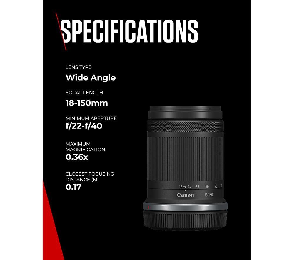 CANON RF-S 18-150 mm f/3.5-6.3 IS STM Zoom Lens image number 8 of 10