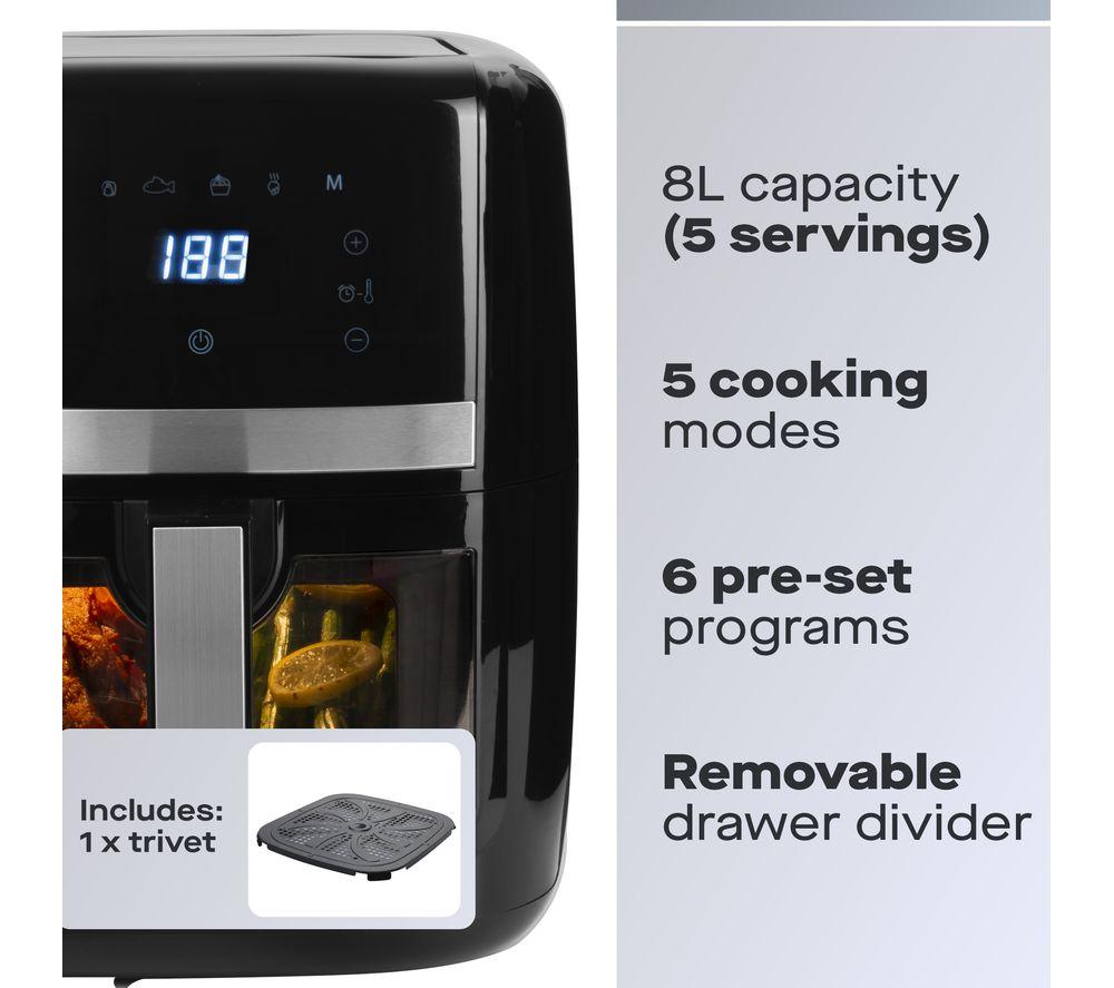 DAEWOO SDA2727GE Air Fryer - Black image number 2 of 6
