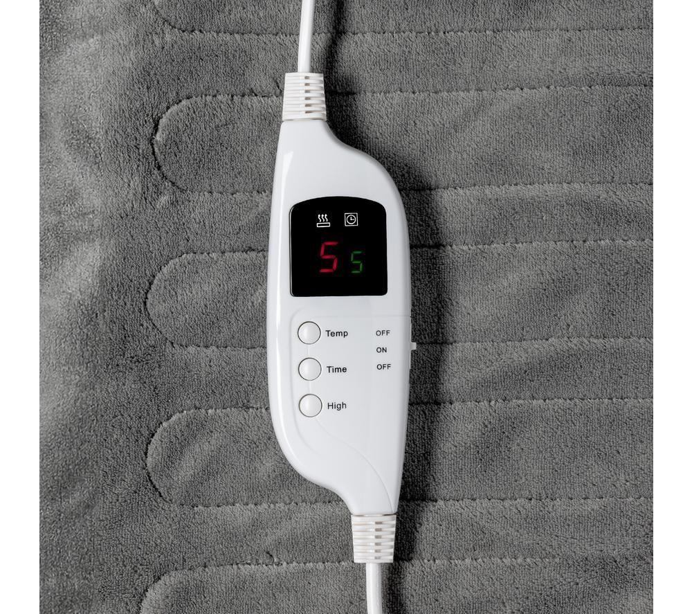 Buy DAEWOO HEA1914GE Heating Blanket Grey, 160 x 120 cm Currys