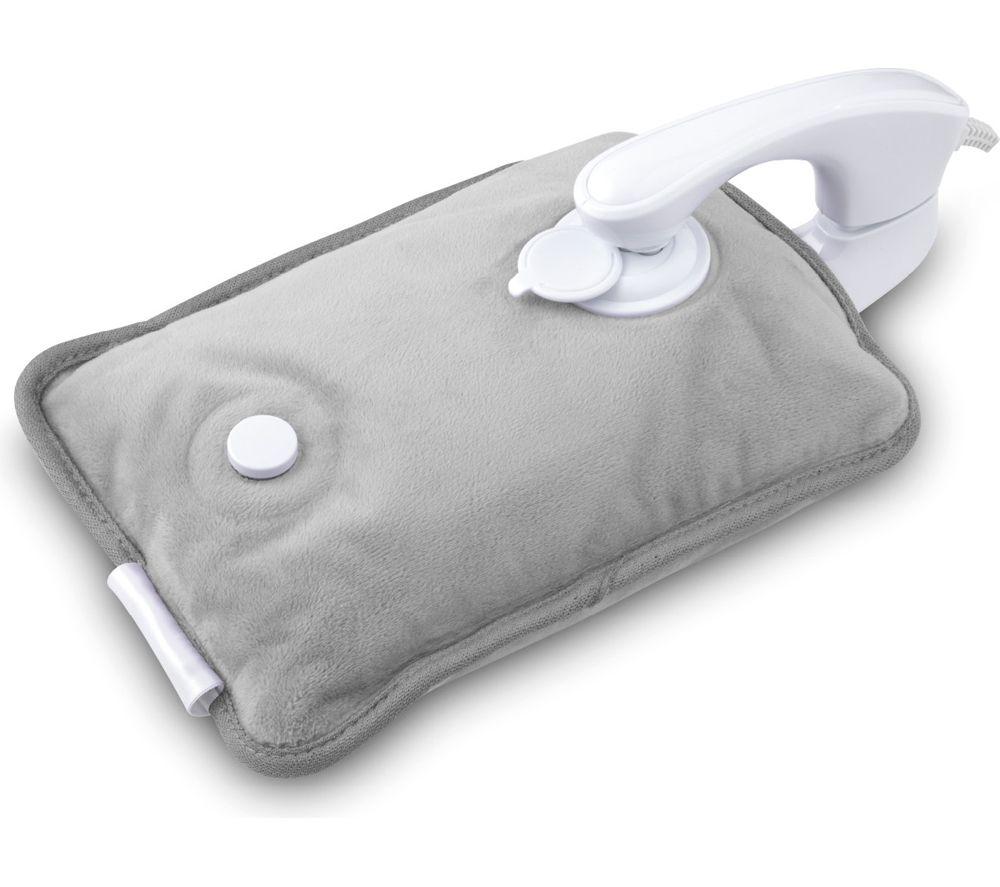 Carmen Spa Rechargeable Hot Water Bottle - Grey, Silver/Grey
