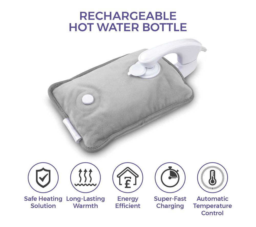 CARMEN Spa Rechargeable Hot Water Bottle - Grey image number 2 of 6