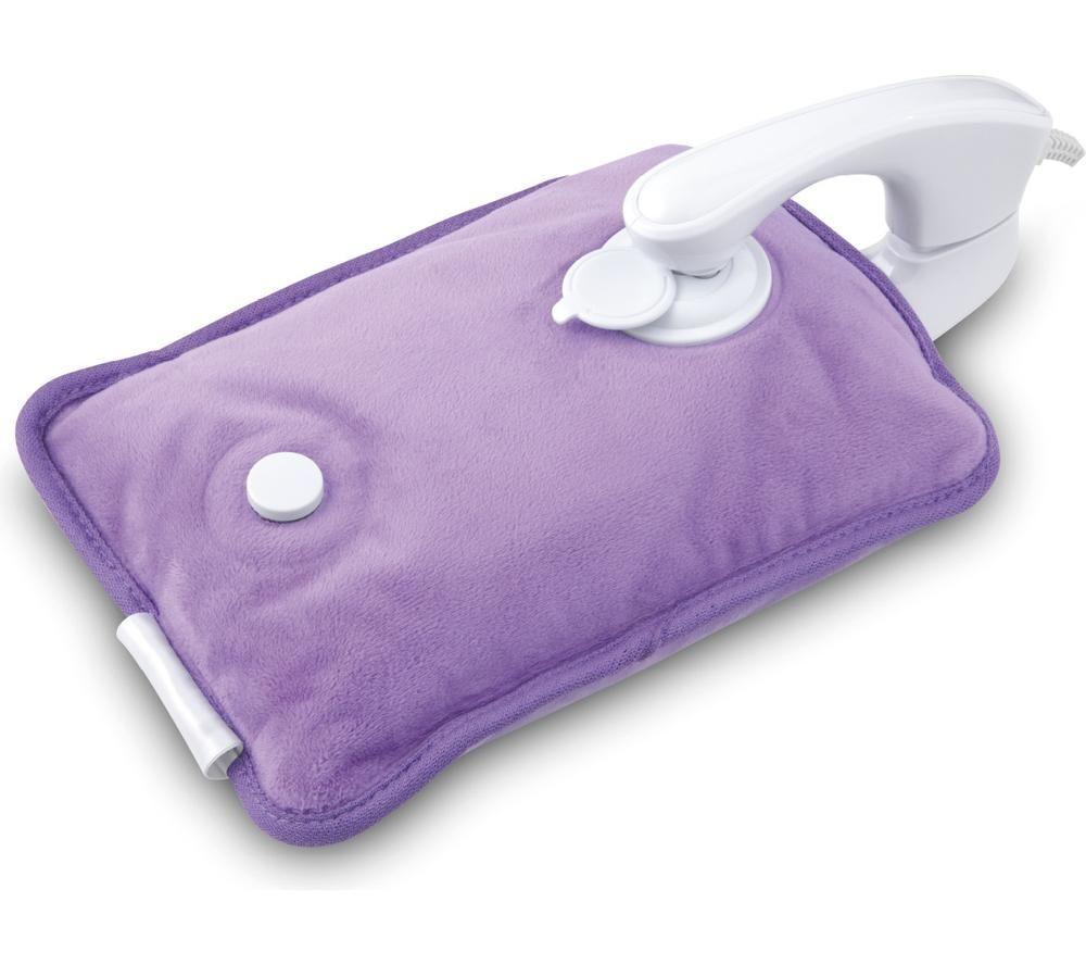 Carmen Spa Rechargeable Hot Water Bottle - Lilac, Purple