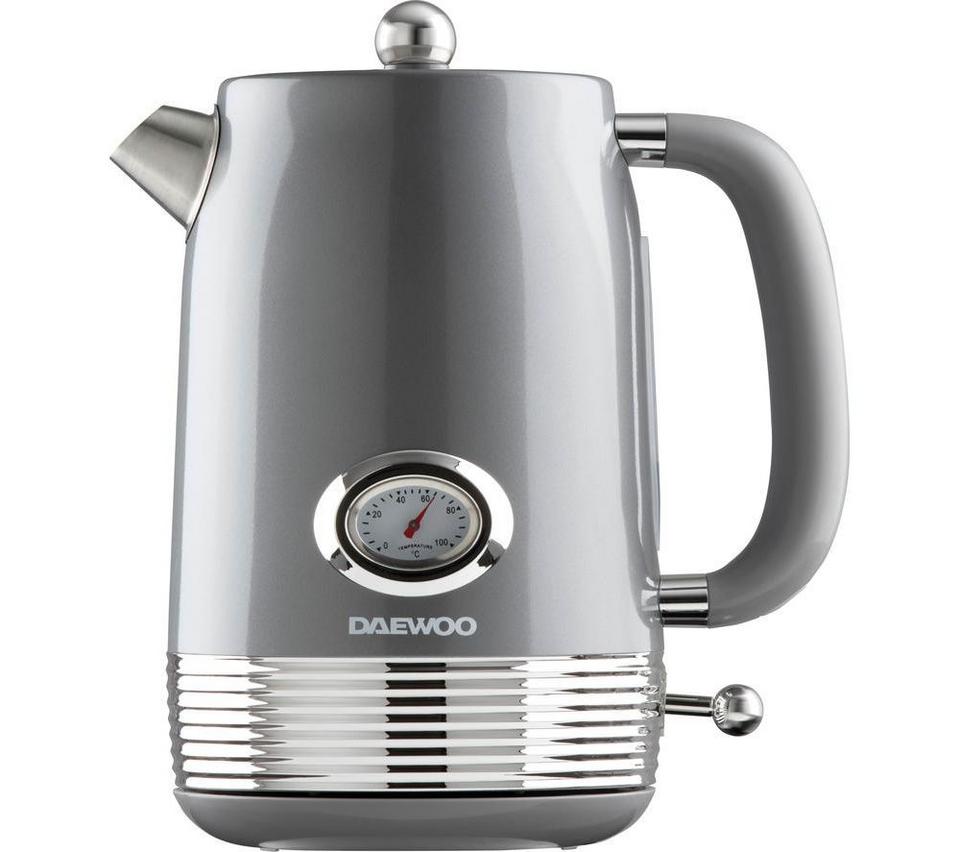 DAEWOO Denver Collection SDA2747GE Jug Kettle - Smoked Grey
