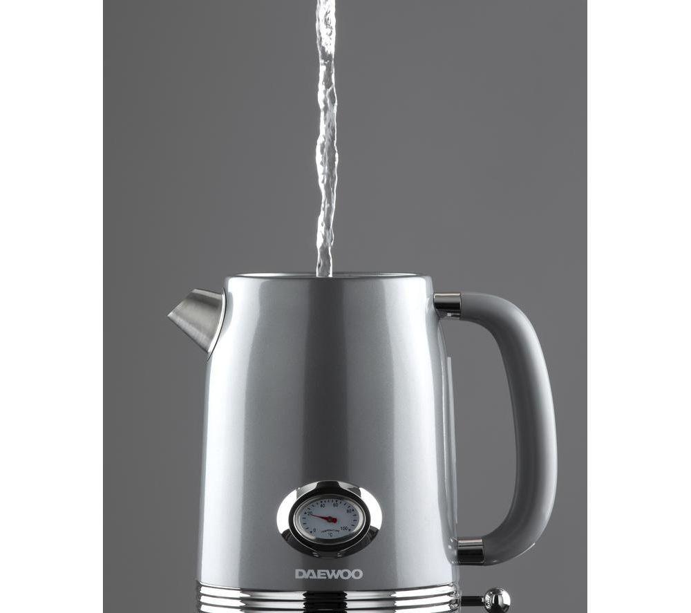 DAEWOO Denver Collection SDA2747GE Jug Kettle - Smoked Grey image number 3 of 6