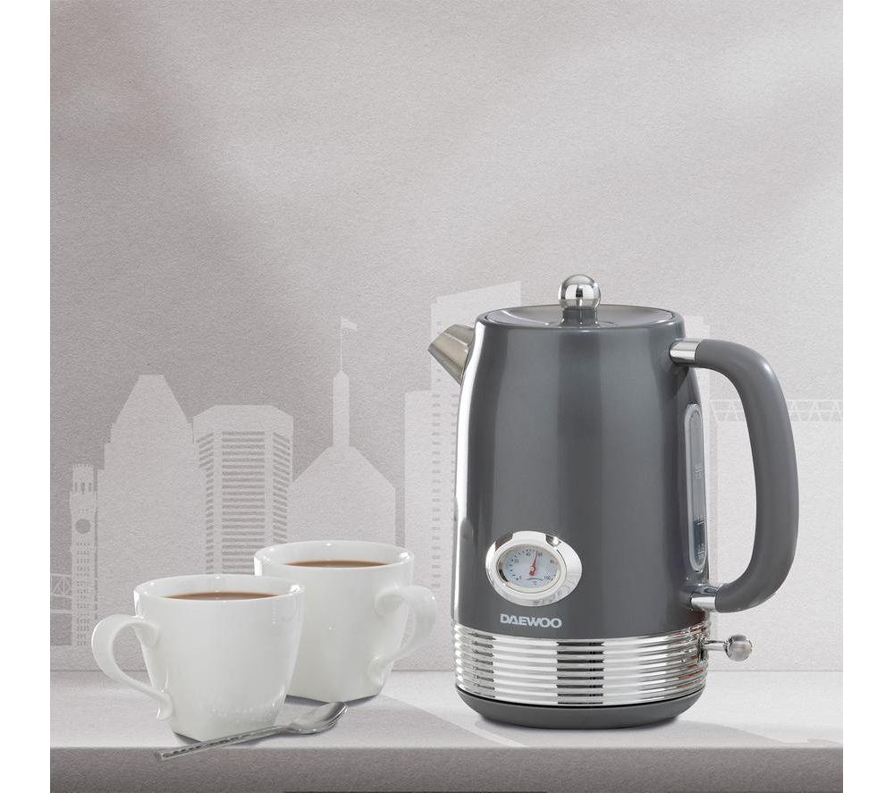 DAEWOO Denver Collection SDA2747GE Jug Kettle - Smoked Grey image number 4 of 6
