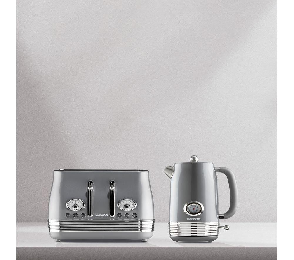 DAEWOO Denver Collection SDA2747GE Jug Kettle - Smoked Grey image number 5 of 6