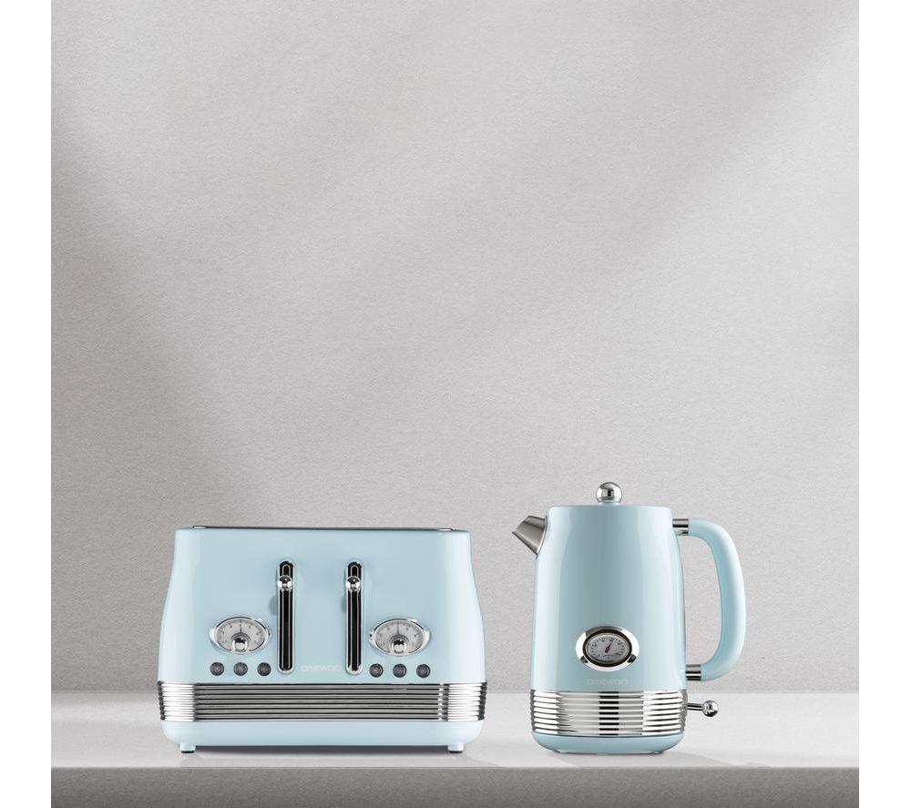 DAEWOO Denver Collection SDA2749GE Jug Kettle - Sky Blue image number 5 of 5