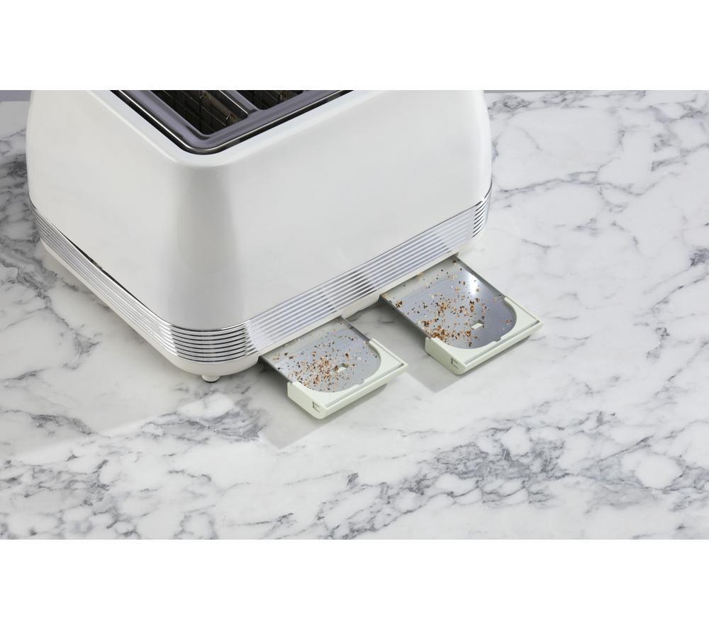 DAEWOO Denver SDA2746GE 4-Slice Toaster - Cream image number 2 of 4