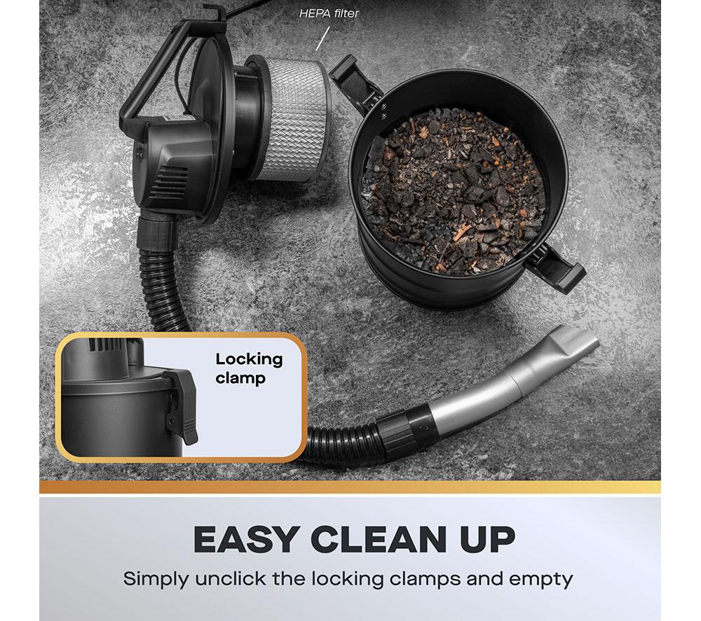 DAEWOO FLR00157GE Compact Ash Vacuum Cleaner - Black image number 4 of 6