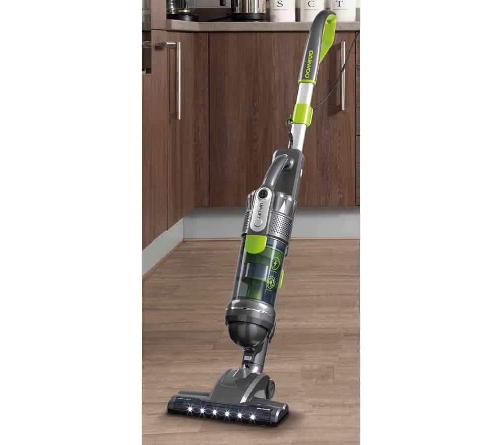 DAEWOO Tornado FLR00131GE Upright Bagless Vacuum Cleaner - Green & Grey image number 13 of 14