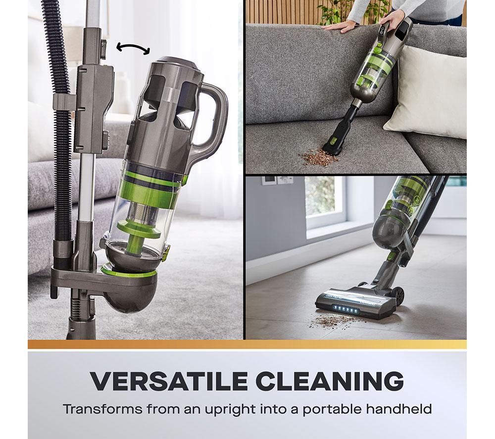 DAEWOO Tornado FLR00147GE Upright Bagless Vacuum Cleaner - Green & Grey image number 3 of 10