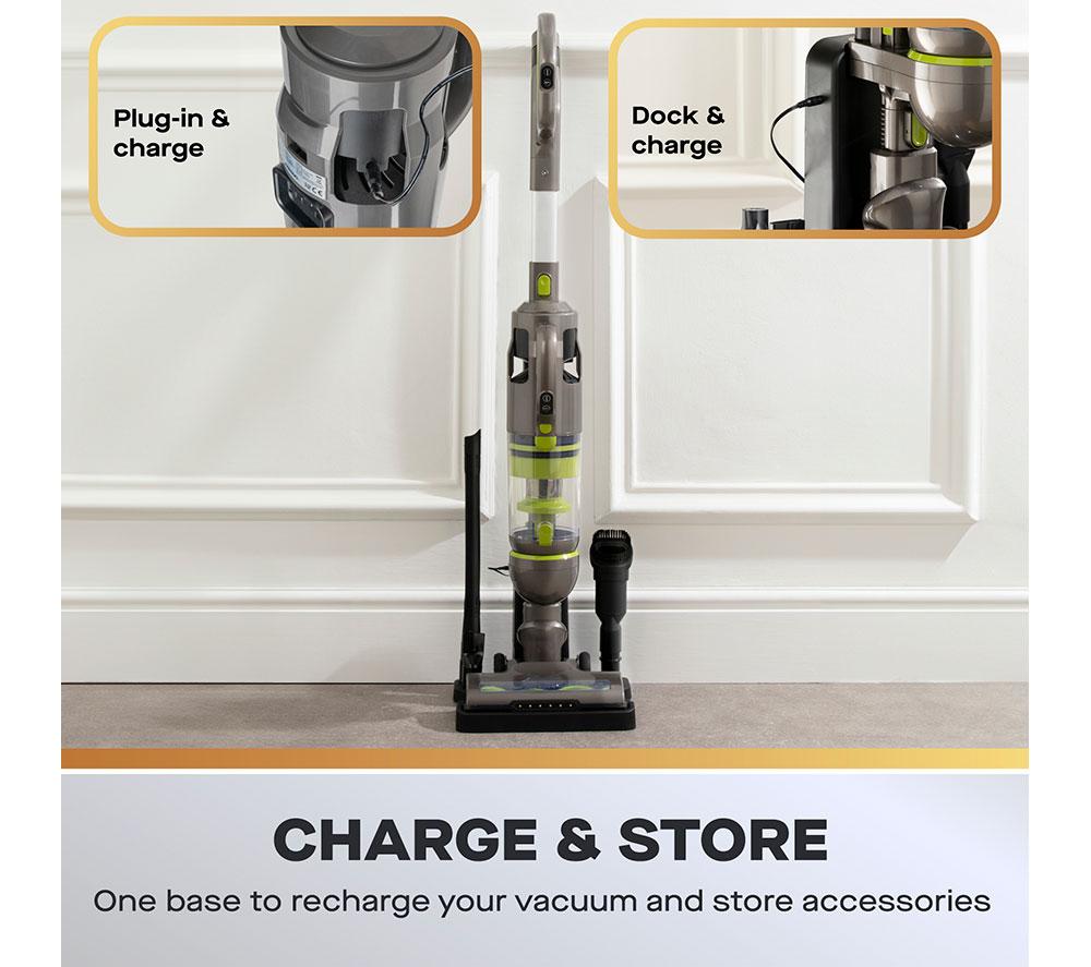 DAEWOO Tornado FLR00147GE Upright Bagless Vacuum Cleaner - Green & Grey image number 4 of 10