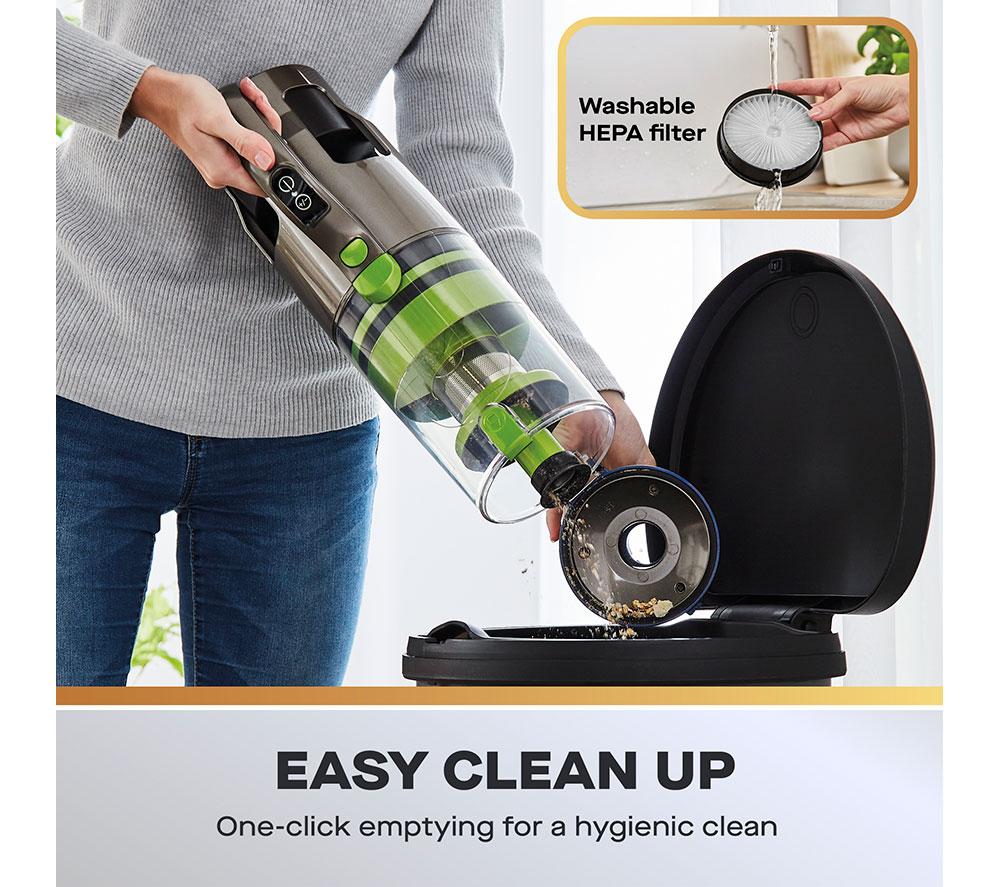 DAEWOO Tornado FLR00147GE Upright Bagless Vacuum Cleaner - Green & Grey image number 5 of 10