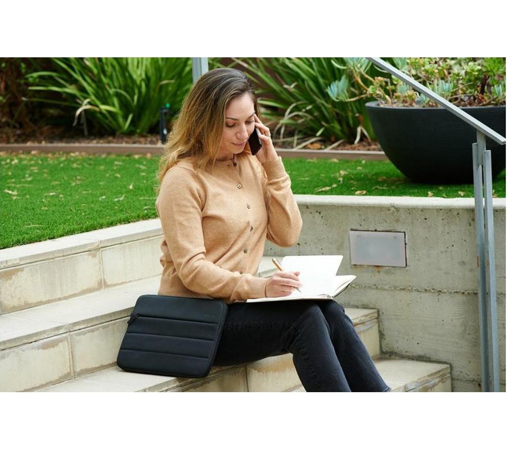 KENSINGTON K60393WW 12" Laptop Sleeve - Black image number 4 of 11