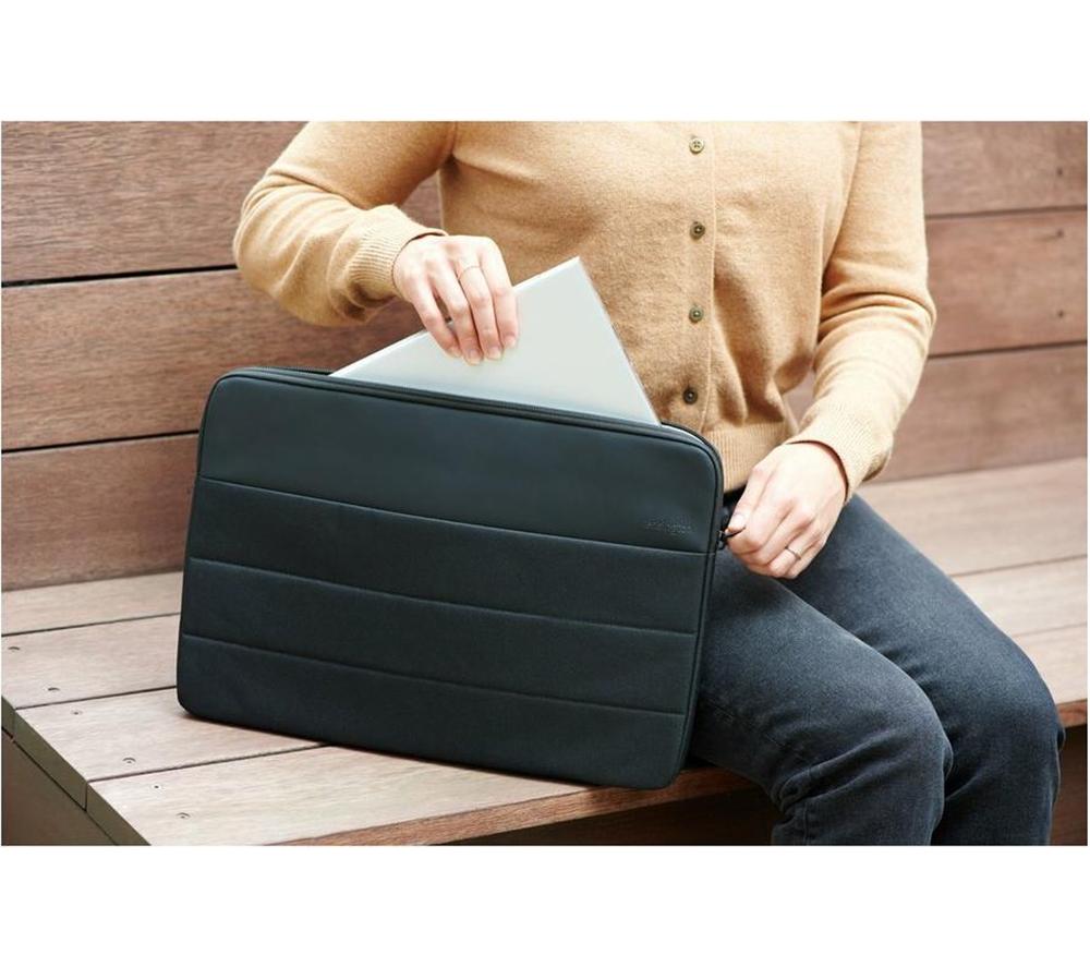 KENSINGTON K60393WW 12" Laptop Sleeve - Black image number 5 of 11