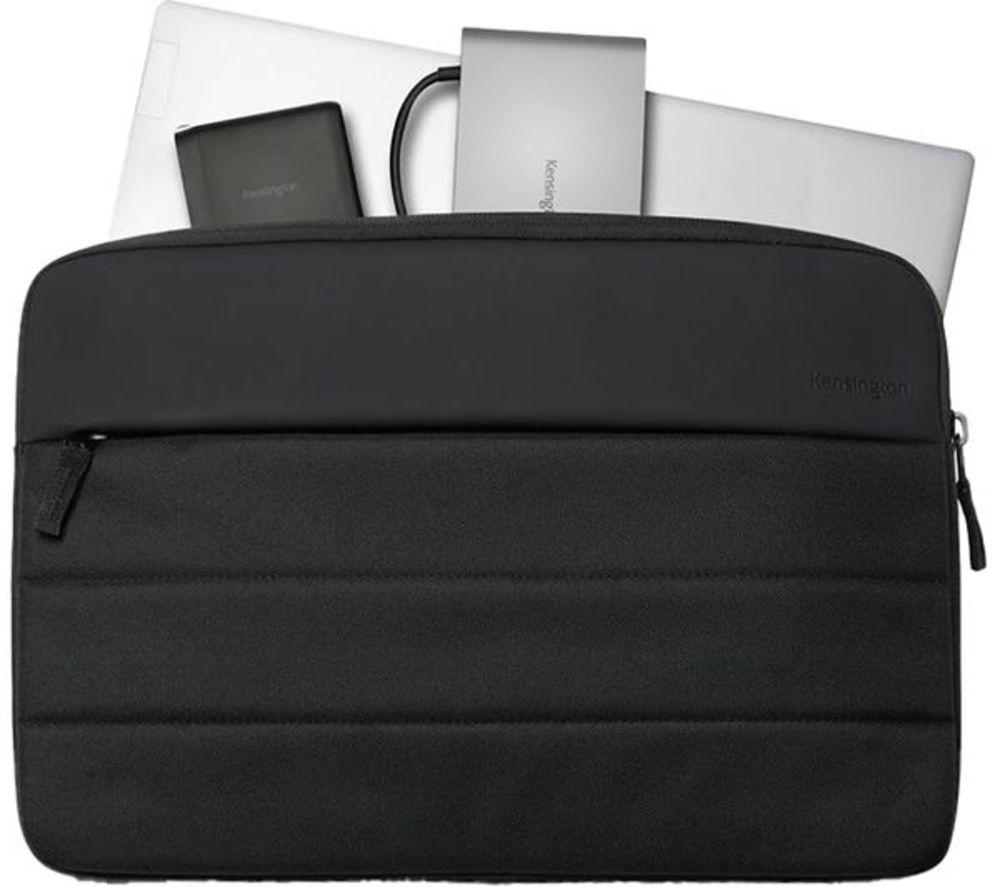 KENSINGTON K60395WW 16" Laptop Sleeve - Black image number 8 of 9