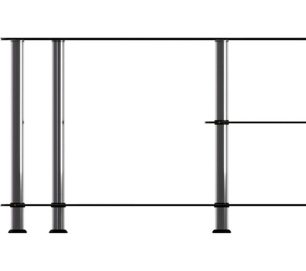 AVF Classic Glass Gaming SDC1140-5 1140 mm TV Stand for up to 55" TVs - Black & Chrome image number 3 of 9