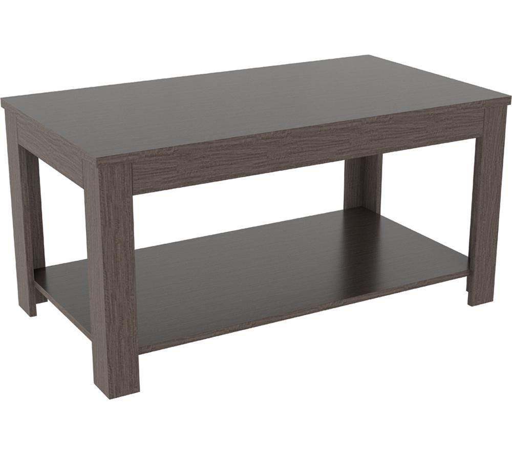 Avf Calibre Cat90gre Coffee Table - Wood Veneer & Grey